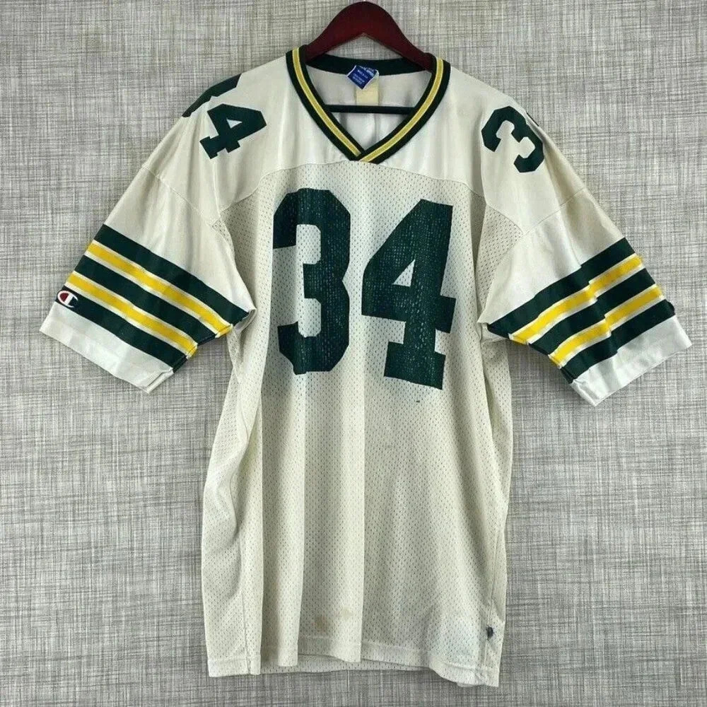 vintage Starter Green Bay Packers Bennet Jersey T-Shirt Short Sleeve Mens L 3938